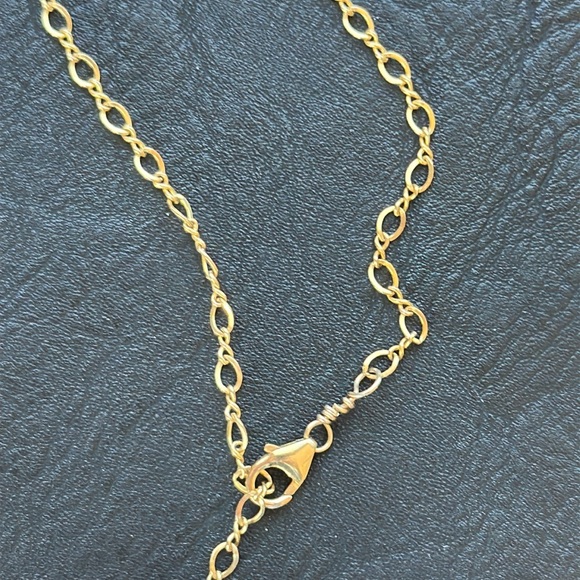 14K GF Necklace Cascading Freshwater Pearls & Faceted Crystals Multicolored - Picture 4 of 10